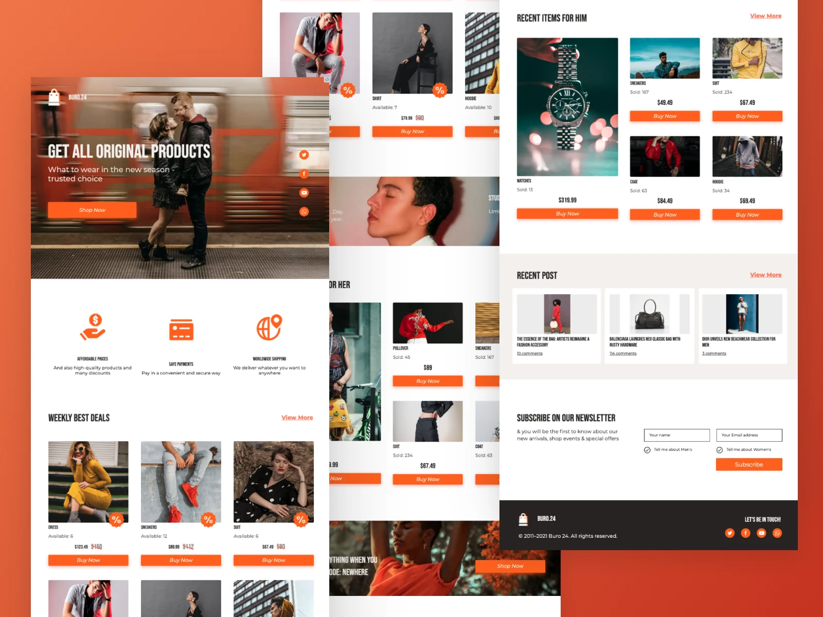 Buro 24/7 — online-store design